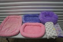 Lot Of Dog Beds & Blankets