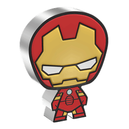 Marvel - Iron Man 1oz Silver Chibi(R) Coin