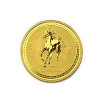 2002 Australia 1/20 oz Gold Lunar Horse