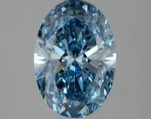 2.96 ctw. SI1 IGI Certified Oval Cut Loose Diamond (LAB GROWN)