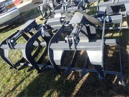 Skid Steer 72" Hydraulic Grapple