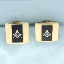 Vintage Swank Masonic Cufflinks