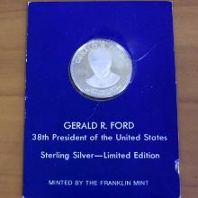 Gerald R Ford Sterling Silver Commemorative Coin