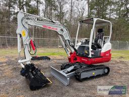 2022 TAKEUCHI TB230 MINI-EXCAVATOR SN-130008706