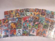1992 Marvel Masterpieces Trading Cards, Complete Set of 100 Cards including Joe Jusko Signed Havoc