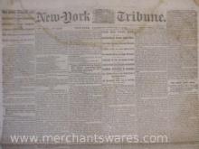 New-York Tribune August 5 1962 Civil War Era Newspaper
