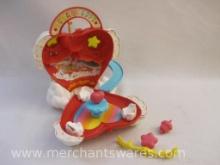 Vintage Care Bears Travel Case and Playset, 1983 American Greeting Corp, see pictures, 1 lb 11 oz