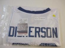 Signed Eric Dickerson LA Rams NFL Jersey with COA, XL, 1 lb