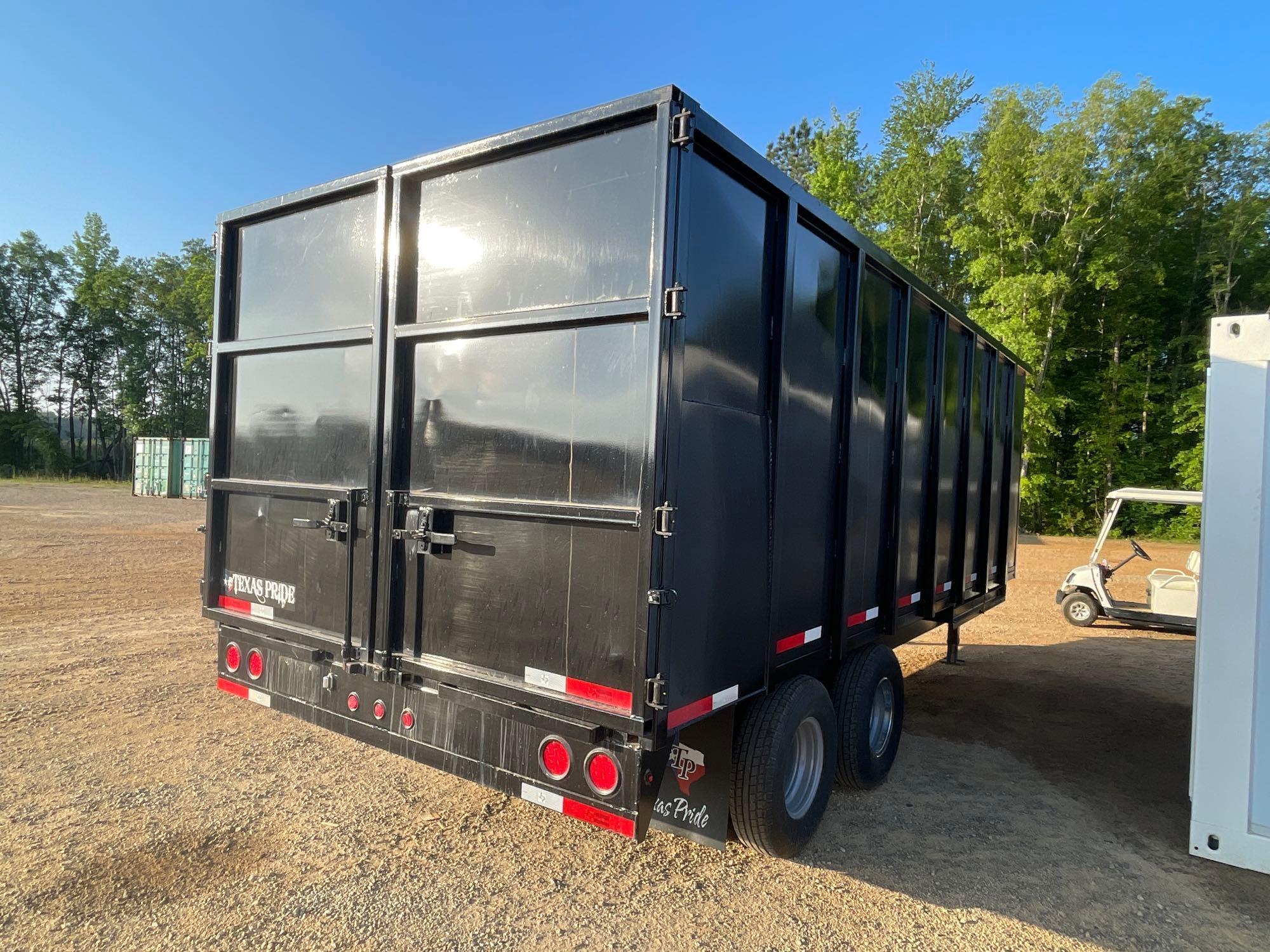 600 - NEW 2023 TEXAS PRIDE DUMP TRAILER