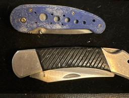 Mixed Knife Lot- Fixed Blade, Folding and 1 Vintage