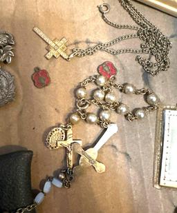 Lot of Religious Items- some Sterling