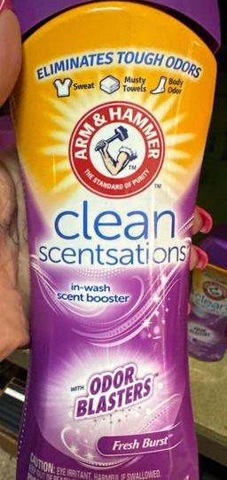 3 New Bottles of Arm & Hammer Clean Sensations In-Wash Scent Booster