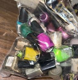 2 Gallon size Bags full of New? Nail Polish- OPI and more