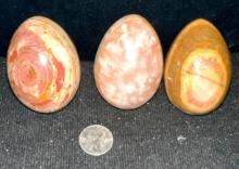 3 Stone Rock Eggs