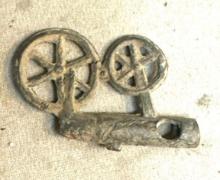 Rare Kievan Rus Whistle on Wheels- Old