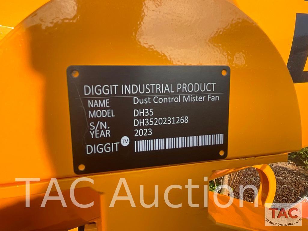 New Diggit DH35 Towable Dust Control Mister Fan