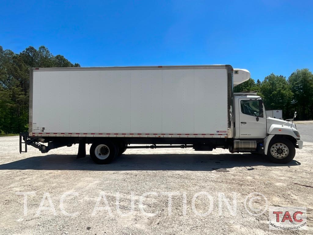 2017 Hino 338 26ft Reefer Box Truck With Liftgate