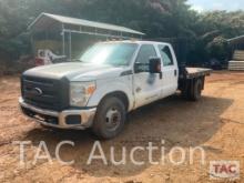 2015 Ford F-350 Super Duty Crew Cab Flatbed Truck