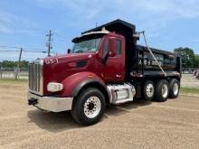 2016 PETERBILT 567 TRI-AXLE DUMP TRUCK