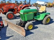 John Deere 420 Riding Tractor 'Runs & Operates'