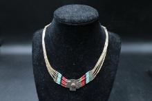 Native American Style Sterling Silver Necklace