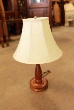 E.A. Clore Walnut Lamp