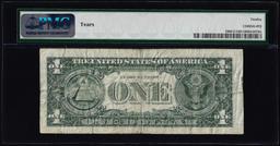 1974 $1 Federal Reserve Note Mismatched Serial Number Error Fr.1908-E PMG Fine 12