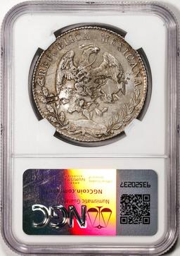 1884MO MH Mexico 8 Reales Silver Coin NGC Chopmarked