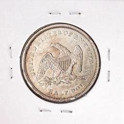 1840 Seated Liberty Half Dollar Coin