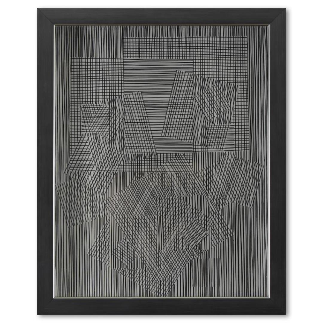 Victor Vasarely "Trois Dimensions Optique de la serie Cinetiques" Dimensional Art