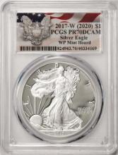 2017-W $1 Proof American Silver Eagle Coin PCGS PR70DCAM WP Mint Hoard