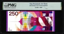 2003 Tim Prusmack Money Art $250 Fun National Bank Note PMG Certified