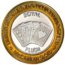 .999 Silver McCarran International Airport Las Vegas, NV $10 Limited Gaming Token