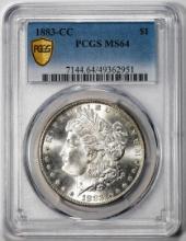 1883-CC $1 Morgan Silver Dollar Coin PCGS MS64