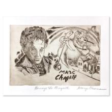 George Crionas (1925-2004) "Homage to Chagall" Limited Edition Etching on Paper