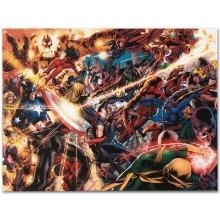 Marvel Comics "New Avengers #50" Limited Edition Giclee On Canvas