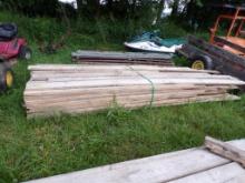 Bundle Of Hardwood, Rough-Cut, Assorted Lengths & Widths, 1''