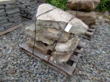 (6) Assort. Size Decorative Boulders, Sold by the Pallet