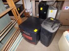 (4) Paper Shredders and Electric Infared Heater (See Photo) (Craftroom)