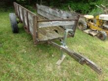 Homemade Fire Wood Trailer, 42''x120''x19'' Deep, Steel Frame Solid, Needs