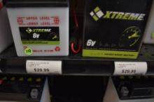 XTREME 6V POWER SPORT BATTERY, MODEL XT6N5.5-1D, 6V, 5.5AH