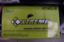 XTREME 12V POWER SPORT BATTERY, MODEL XT16CL-B