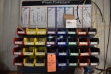 WHEEL WEIGHT RACK, CHART AND WHEEL WEIGHTS