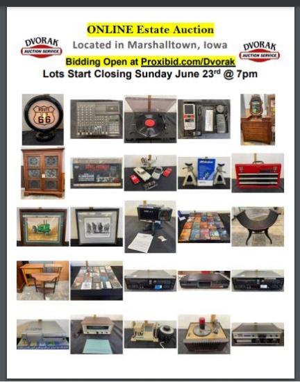 Antique Furniture, Tools, DVDs/CDs, Electronic+
