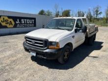 2000 Ford F350 Flatbed Truck