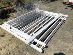 Pallet of Wrought Iron Fence Panels & Posts,