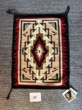 Hand Woven Navajo Rug, by Lucy Little Bear