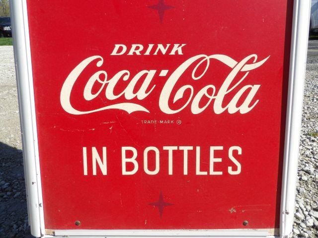 Drink Coca-Cola In Bottles Clock Sign