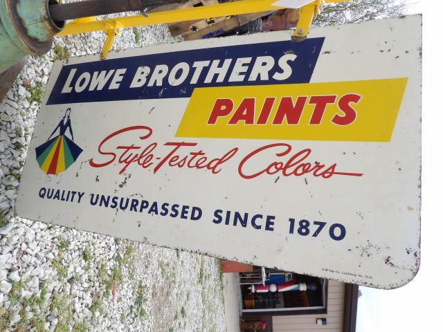 Lowe Brothers Paints Sign  A-M Sign Company Lynchburg, VA