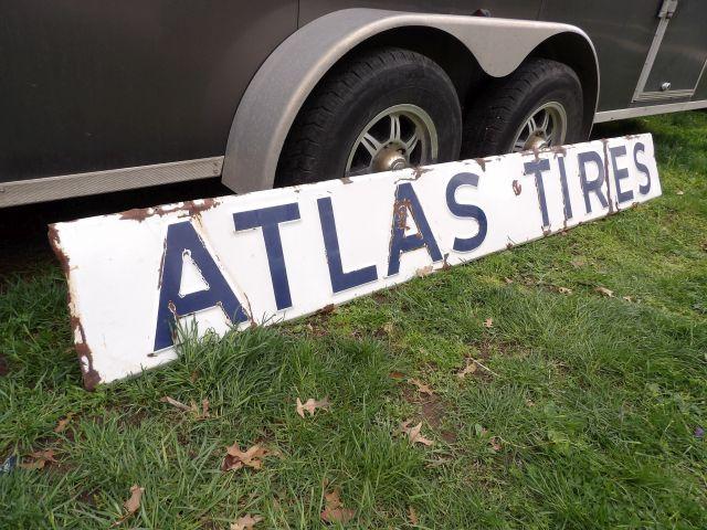 Atlas Tires Porc. Sign